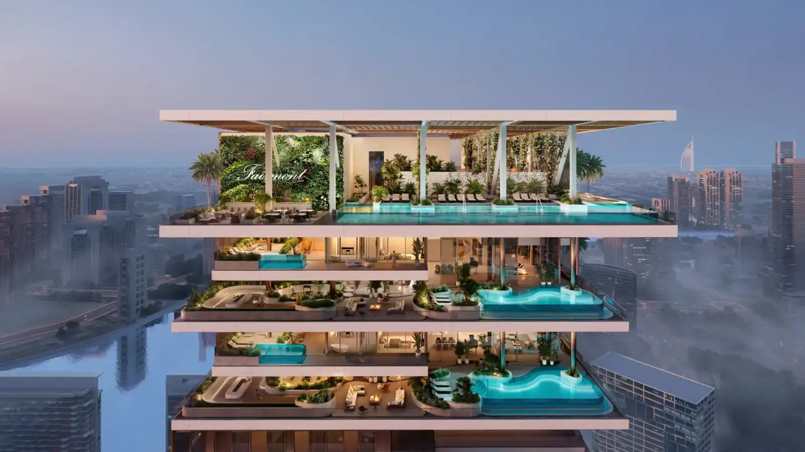 Fairmont Residences Solara Tower Downtown Dubai | Ultra Luxury Apartments & Penthouses